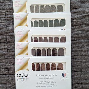 Dark and Sparkles 5 Set Color Street Bundle